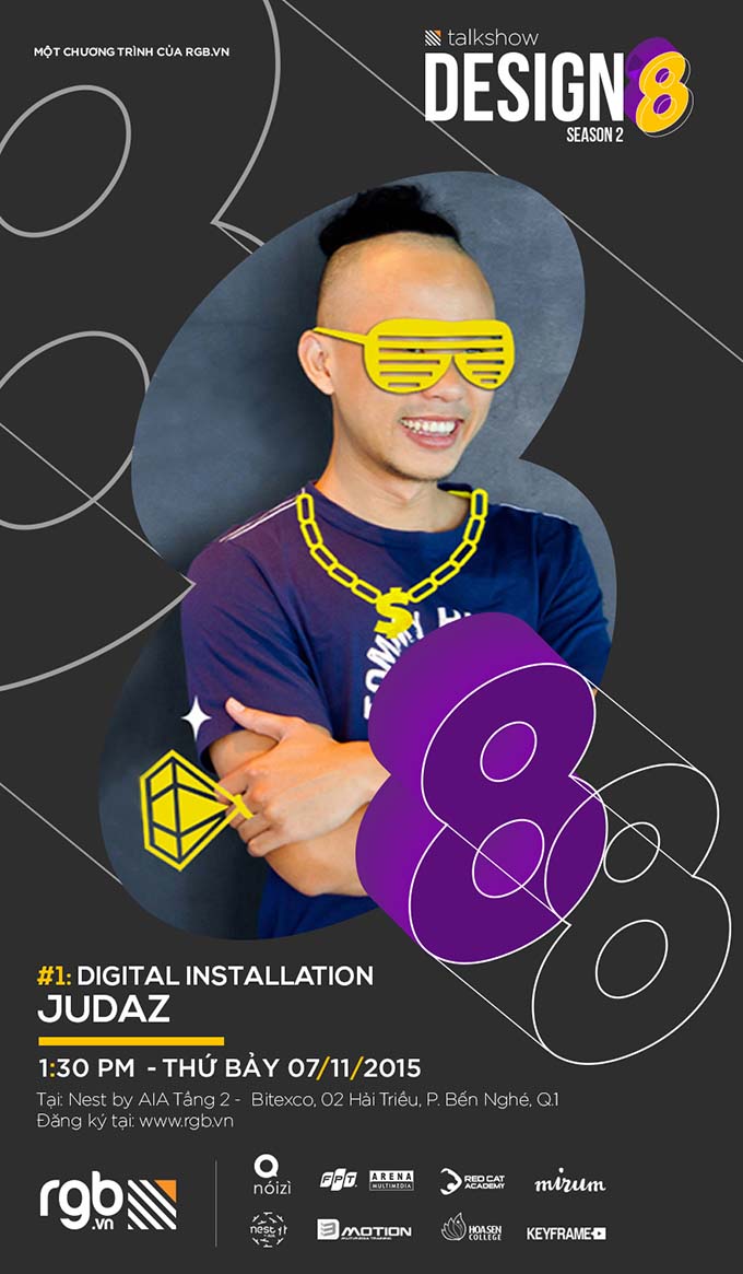 Cùng “Tám” với Judaz và khám phá sự “ảo diệu” của công nghệ trong Talkshow Design8 mùa 2 – Số đầu tiên: Digital Installation.