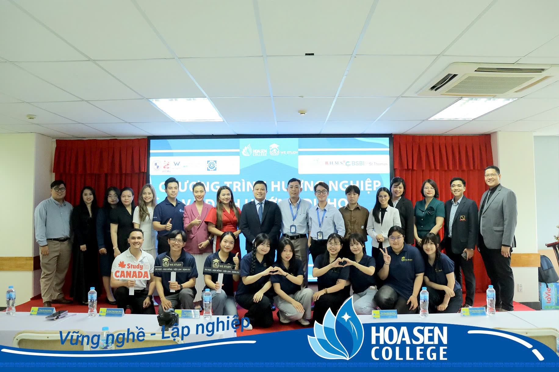 WORKSHOP HƯỚNG NGHIỆP VÀ ĐỊNH HƯỚNG DU HỌC DÀNH CHO HV-HSSV TRƯỜNG CAO ĐẲNG NGHỀ HOA SEN