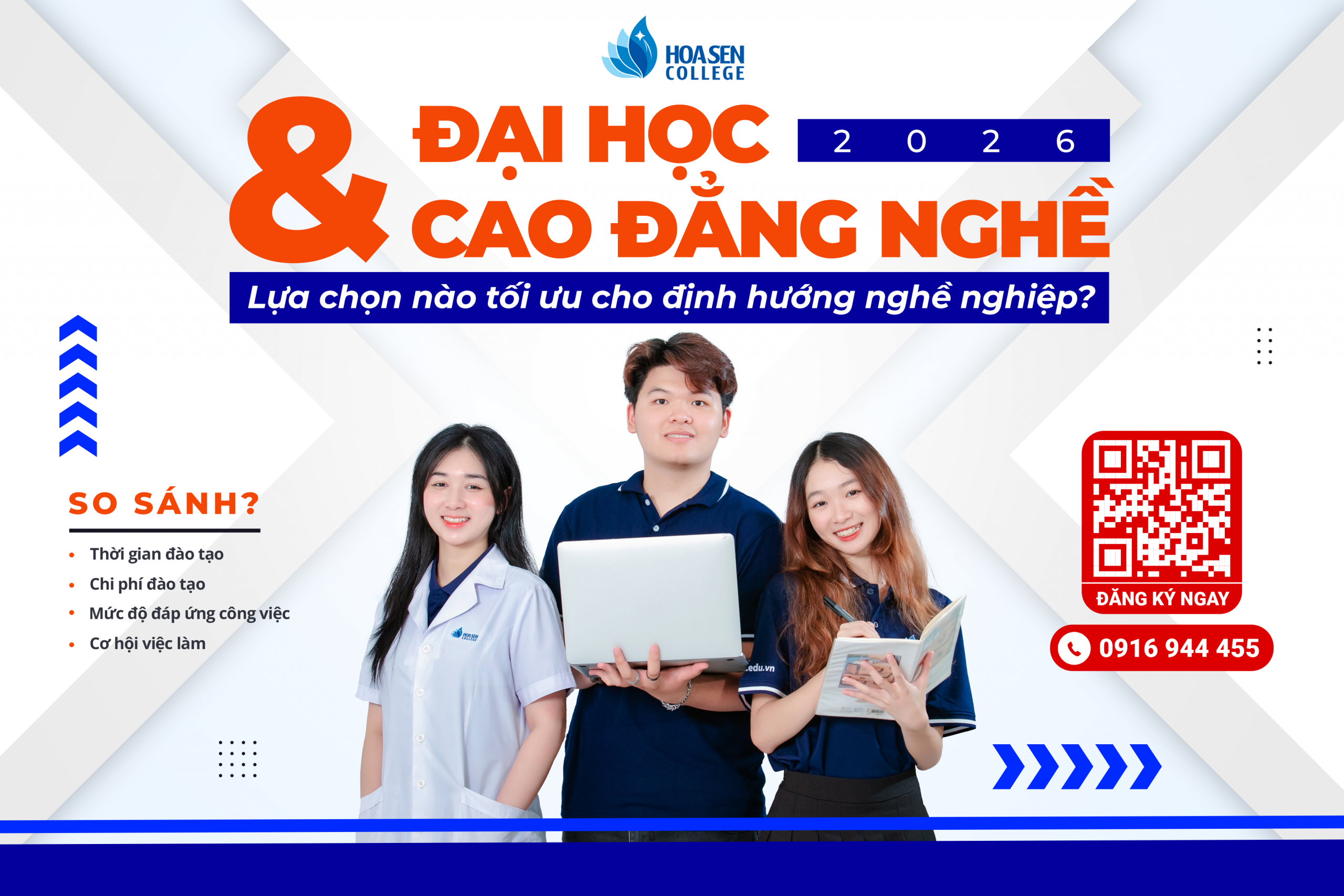 So sánh Đại học và Cao đẳng nghề: Lựa chọn tối ưu cho định hướng nghề nghiệp năm 2026