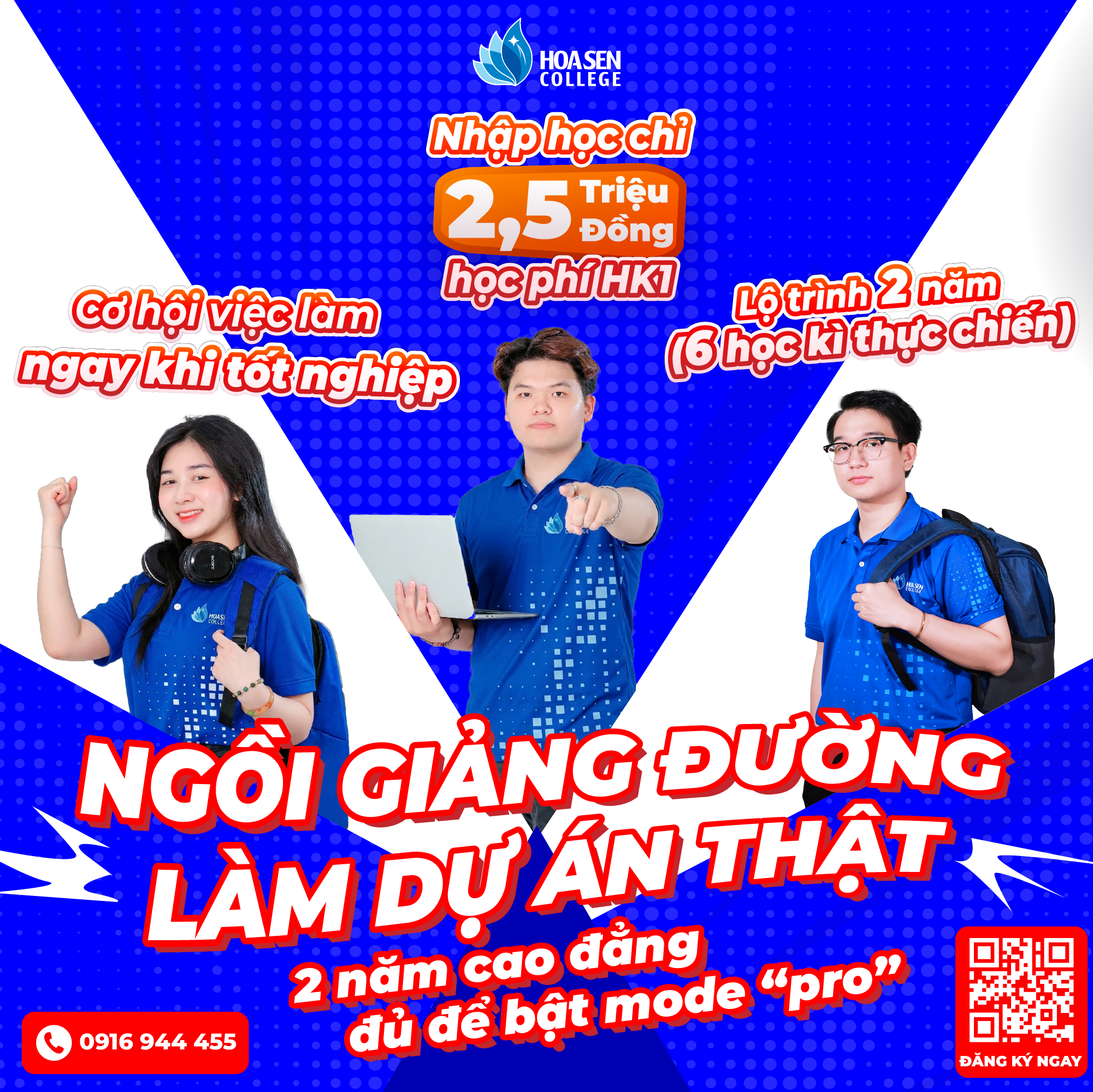 Ngồi giảng đường – Làm dự án thật: Mô Hình Đào Tạo Thực Chiến Tại Hoa Sen College