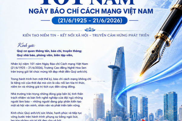 THƯ CHÚC MỪNG KỶ NIỆM 101 NĂM NGÀY BÁO CHÍ CÁCH MẠNG VIỆT NAM (21/6/1925 – 21/6/2026)