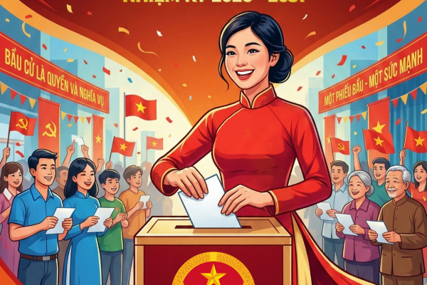 Nhiệt liệt chào mừng Ngày bầu cử Đại biểu Quốc hội khóa XVI và Đại biểu HĐND các cấp nhiệm kỳ 2026 – 2031