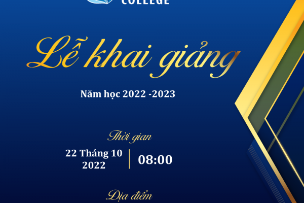 Lễ khai giảng 2022 – 2023