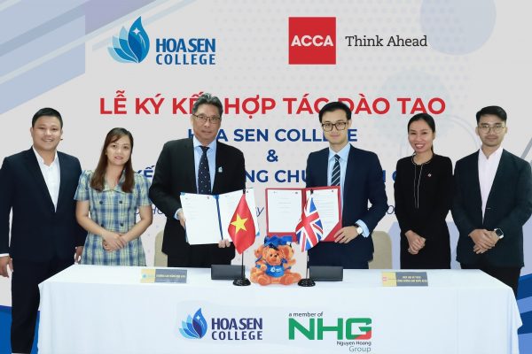 Hoa Sen College ký kết hợp tác đào tạo với Hiệp hội Kế toán Công chứng Anh quốc